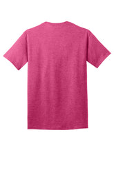 Port & Company® Adult Core Cotton Tee - Heather Sangria